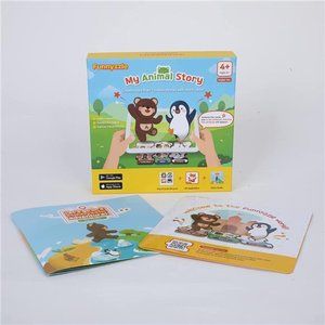 Funnyzzle Animal (AR App Based): Interactive 4D+ Word Flash Card Kit  for Age 4+